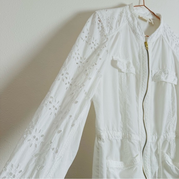 Chico’s Easy Eyelet Utility Jacket Boho - Picture 9 of 9